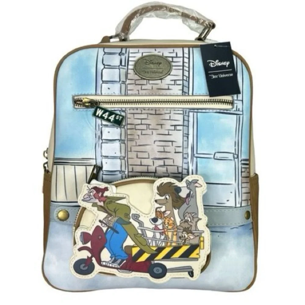 Our Universe Disney Oliver & Company Cart Mini Backpack & Coin Purse Set-NWT